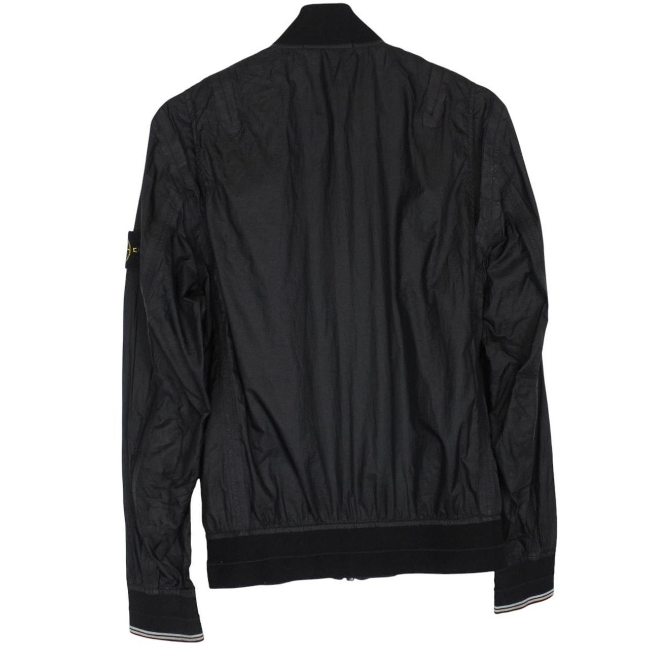 Stone Island SS 2015 Black Full Zip Nylon Bomber Jacket
