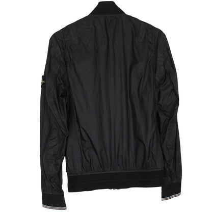 Stone Island SS 2015 Black Full Zip Nylon Bomber Jacket