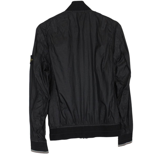 Stone Island SS 2015 Black Full Zip Nylon Bomber Jacket