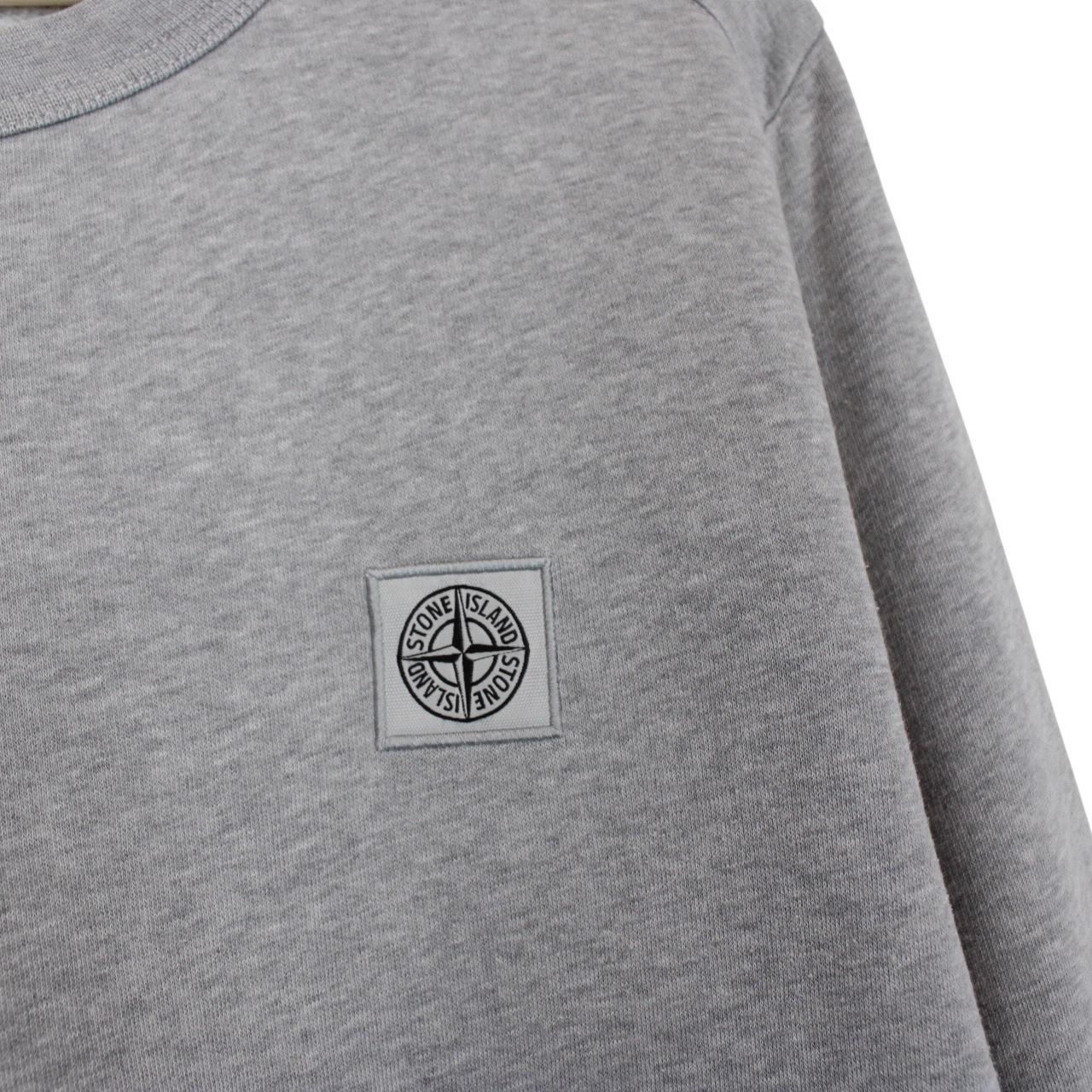Stone Island AW 2016 Grey Cotton Compass Sweatshirt Jumper