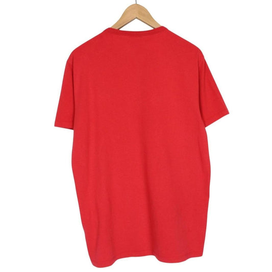 Moncler Maglia Red Reflective Logo Short Sleeve T-Shirt