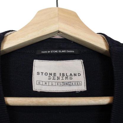 Stone Island Denims SS 2007 Navy Blue Cotton Sweatshirt Jumper