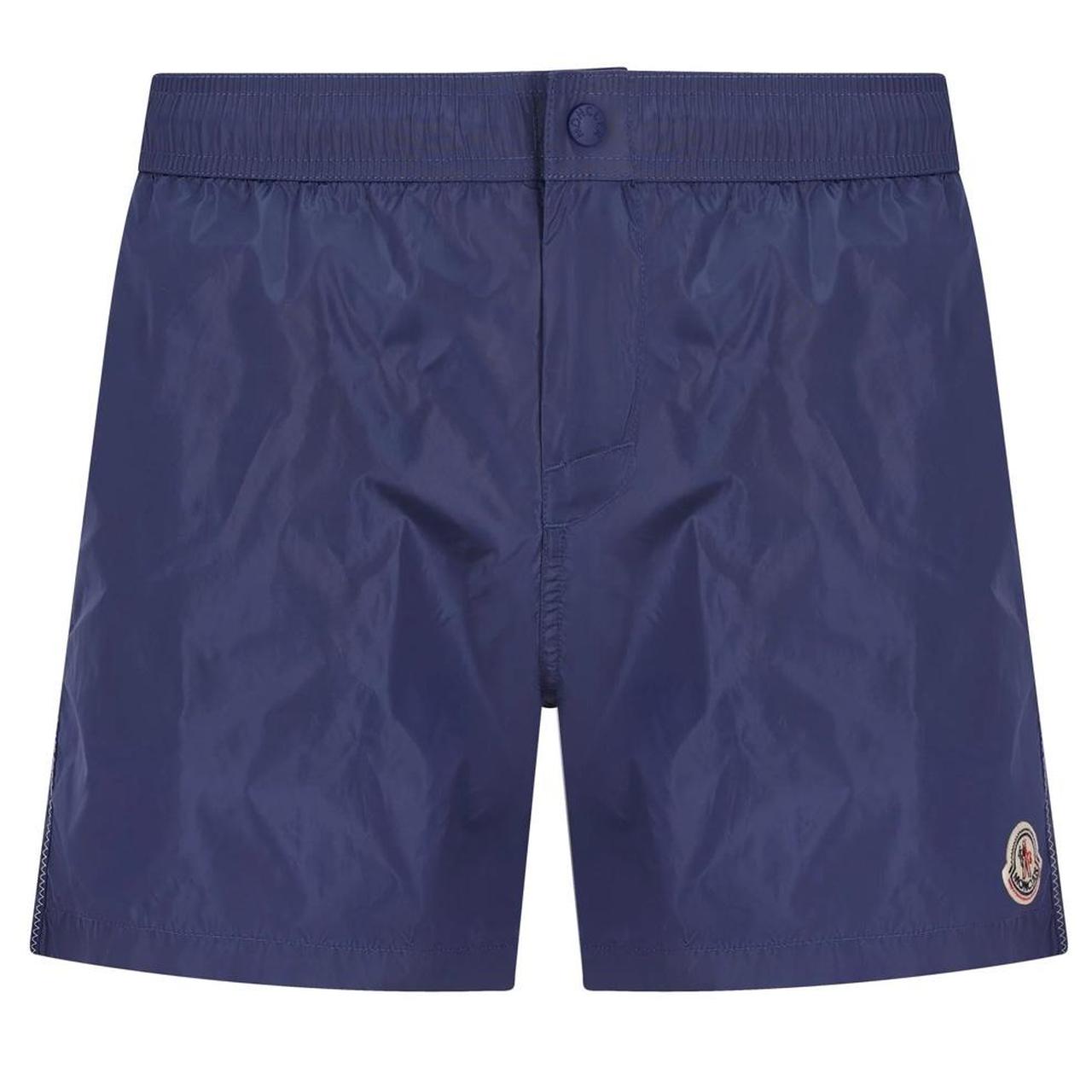 Moncler Navy Blue Nylon Swim Shorts
