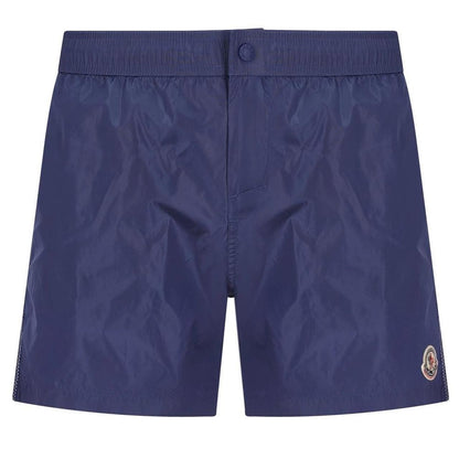 Moncler Navy Blue Nylon Swim Shorts