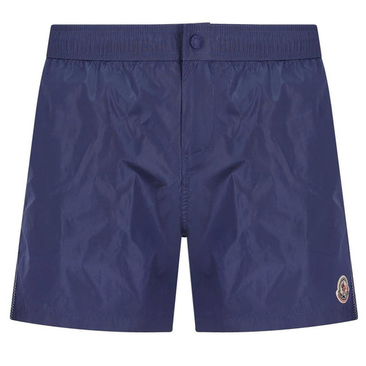 Moncler Navy Blue Nylon Swim Shorts