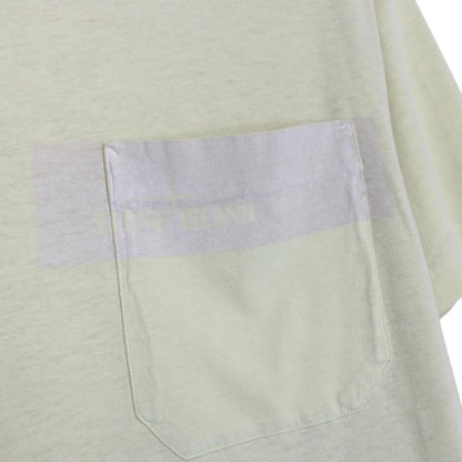 Stone Island SS 2017 Yellow Short Sleeve Compass T-Shirt