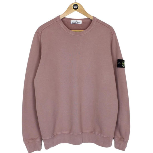 Stone Island AW 2018 Pink Cotton Sweatshirt Jumper