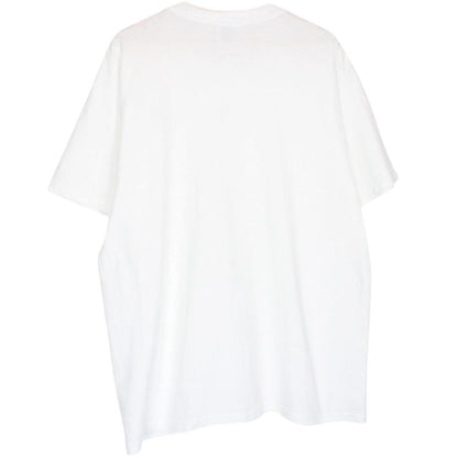 Nike white short sleeve cotton t-shirt with chest pocket and vintage logo.