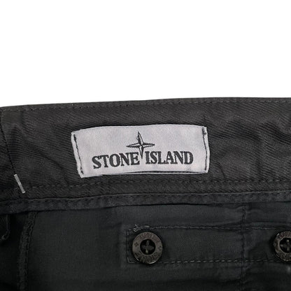 Stone Island AW 2020 Black Slim Fit Cargo Trousers