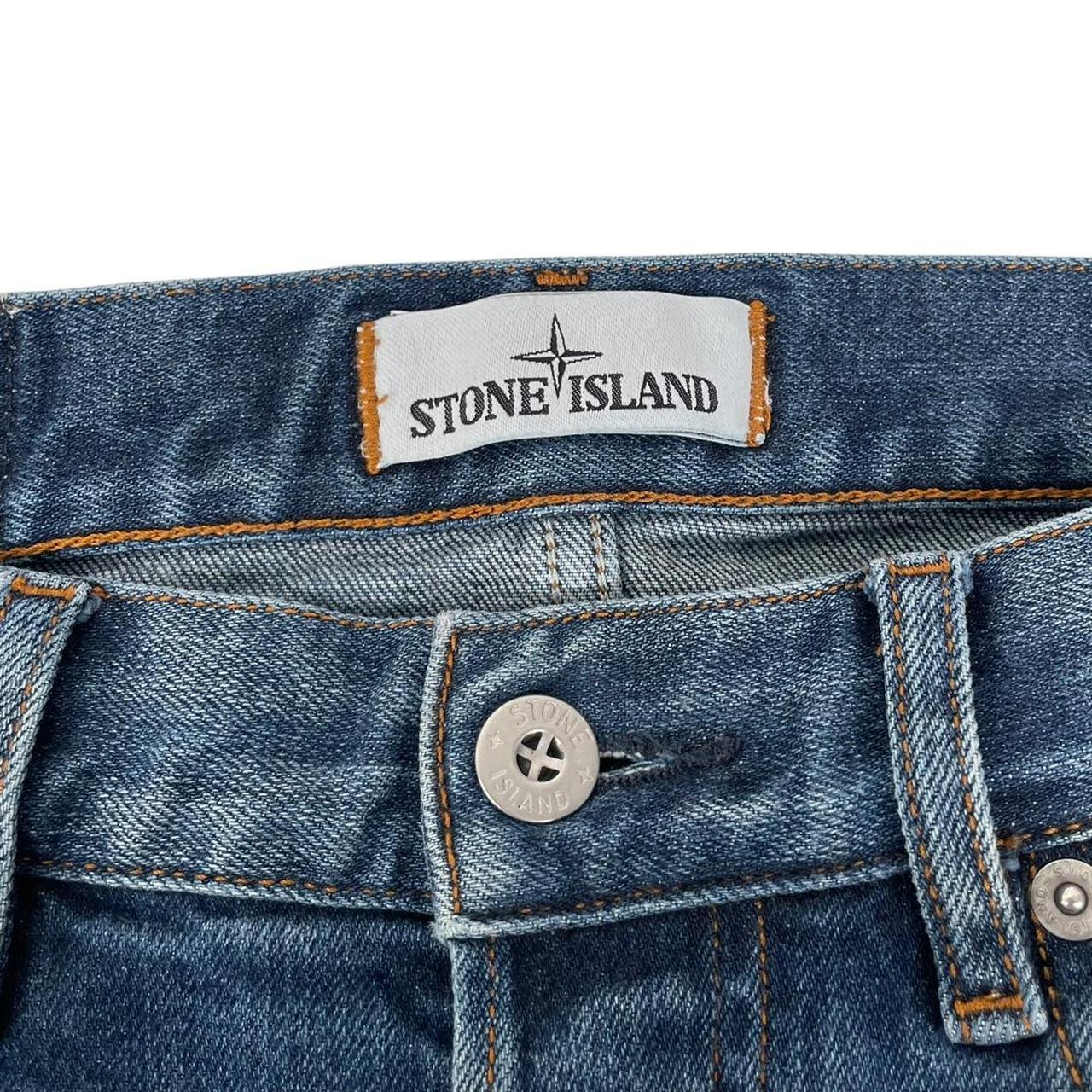 Stone Island AW 2019 Blue Slim Fit Denim Jeans