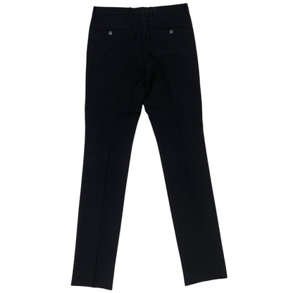 Saint Laurent Paris Black Slim Fit Formal Trousers