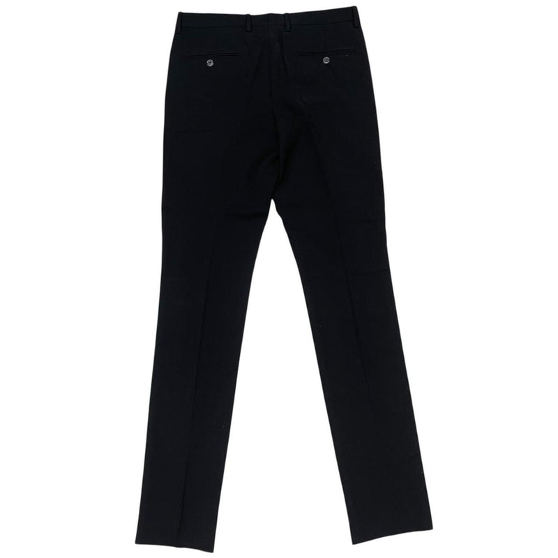 Saint Laurent Paris Black Slim Fit Formal Trousers