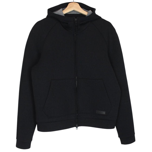 Vintage Burberry Sport Black Full Zip Cotton/Nylon Soft Shell Jacket