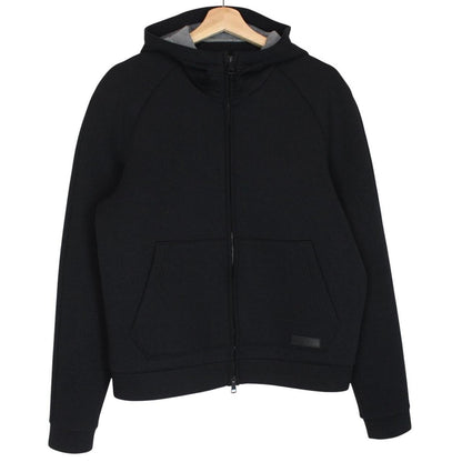 Vintage Burberry Sport Black Full Zip Cotton/Nylon Soft Shell Jacket