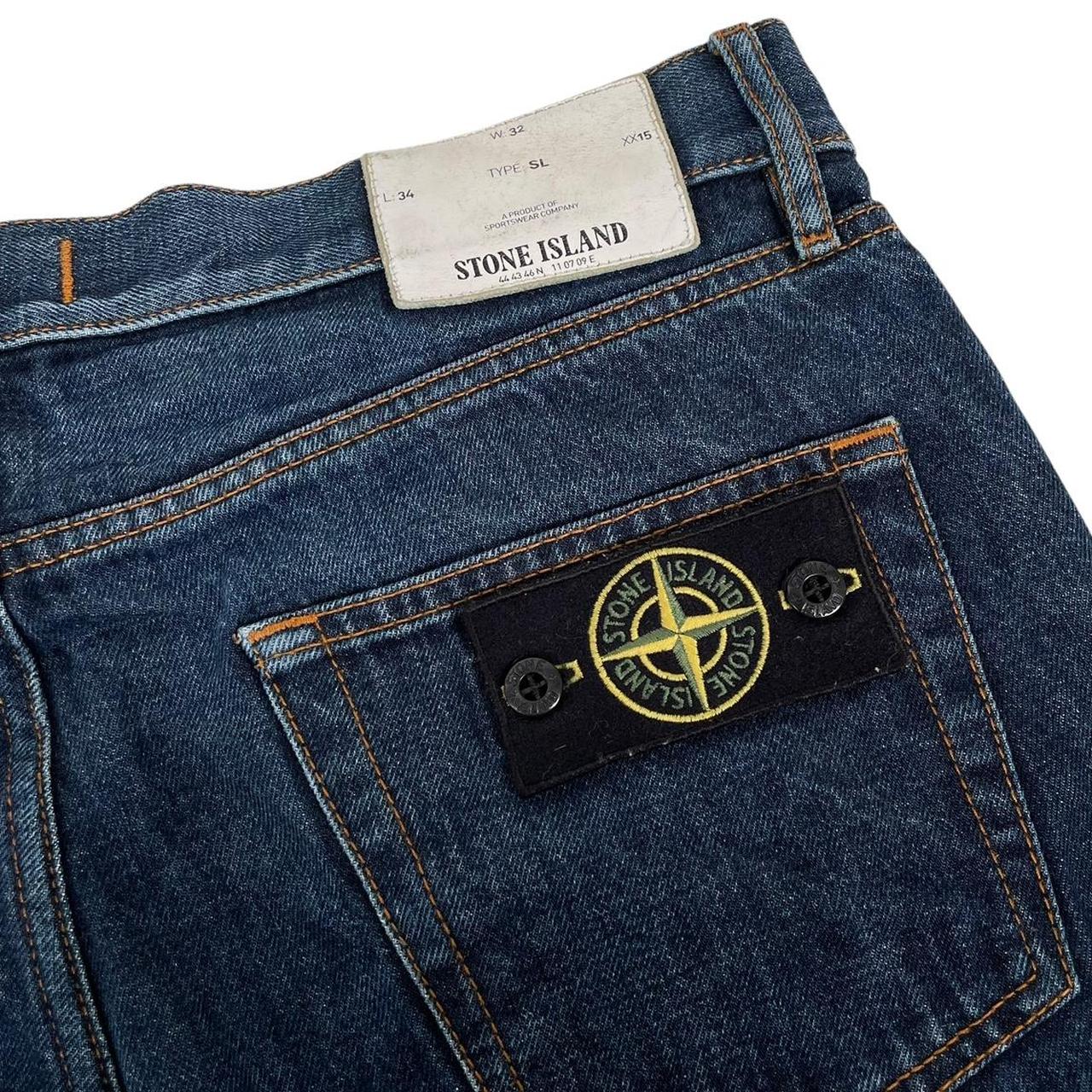 Stone Island AW 2018 Navy Blue Slim Fit Denim Jeans