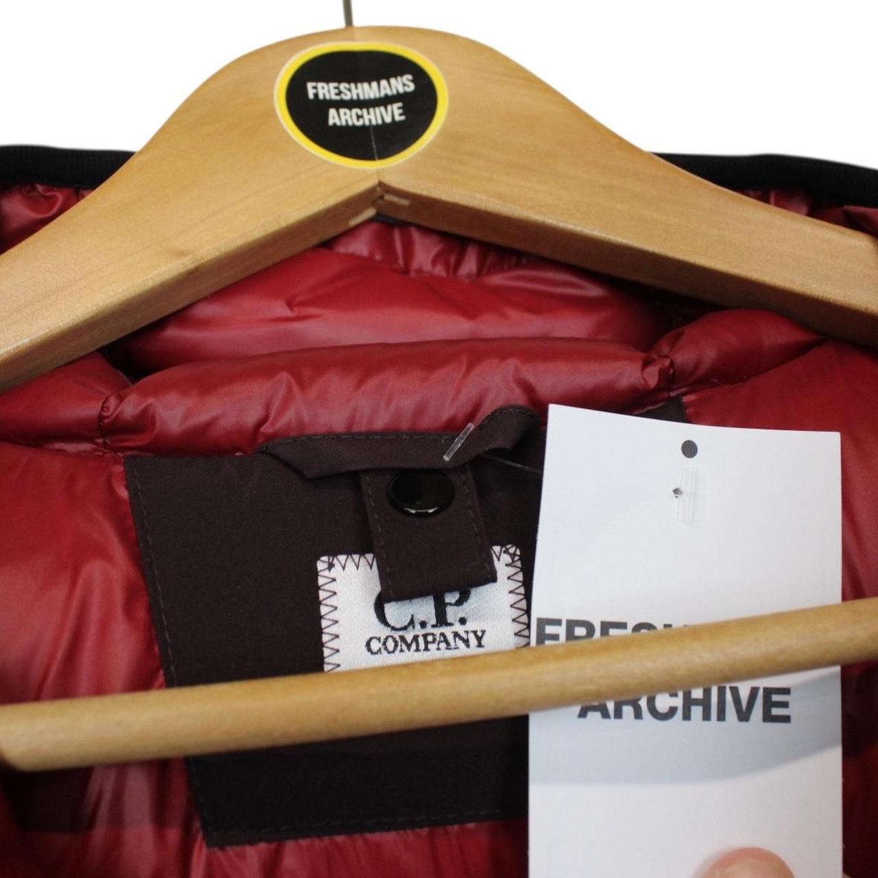 CP Company Kethcup Red DD Shell Nylon Goggle Down Jacket