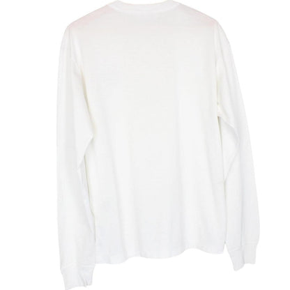 Stone Island AW 2019 White Long Sleeve Compass T-Shirt