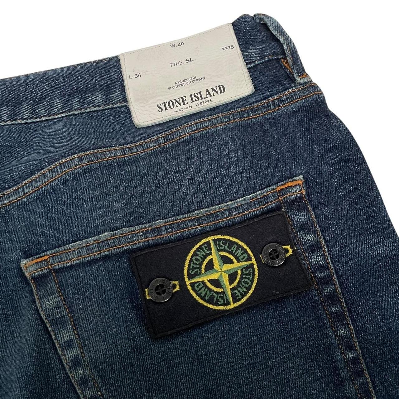 Stone Island AW 2013 Navy Blue Slim Fit Denim Jeans