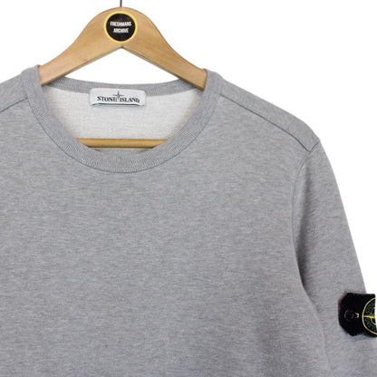 Stone Island AW 2018 Grey Cotton Sweatshirt Jumper