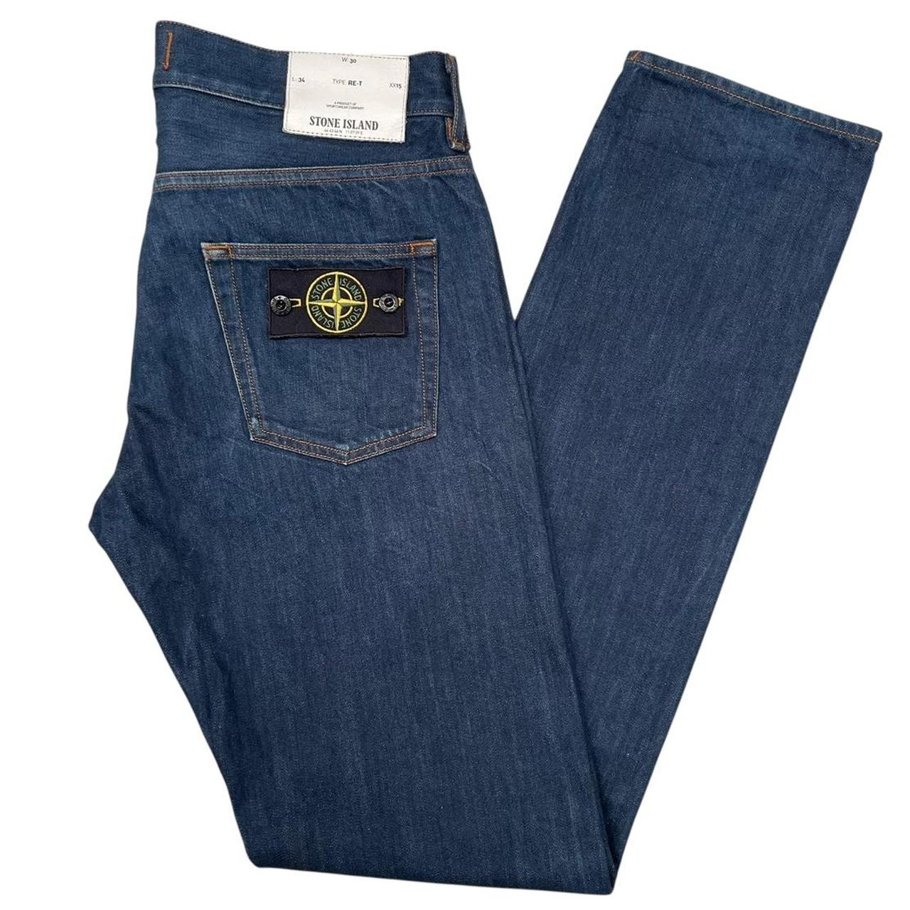 Stone Island SS 2014 Navy Blue RE-T Fit Denim Jeans