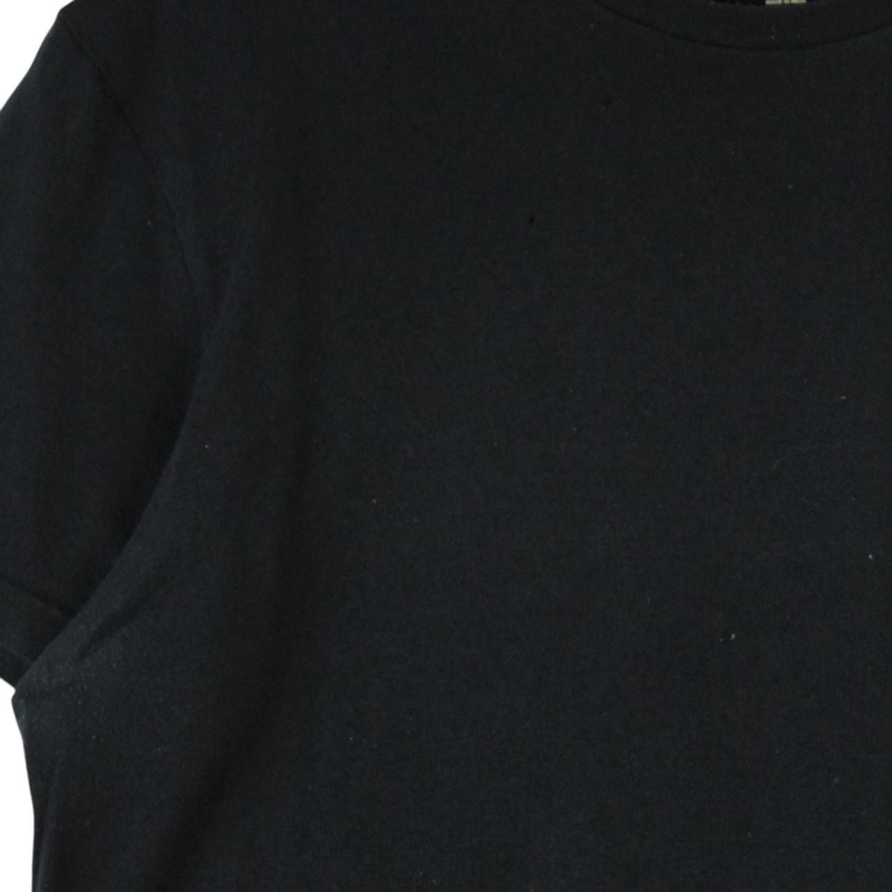 Polo Ralph Lauren black cotton pocket t-shirt with embroidered logo and short sleeves.