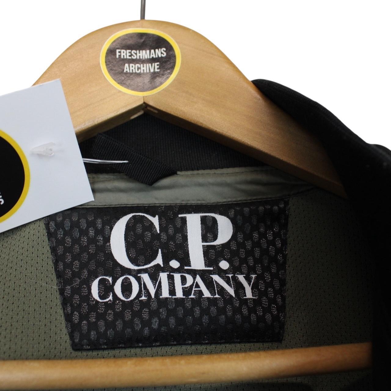 CP Company Black Full Zip Nylon Lens Bomber Jacket