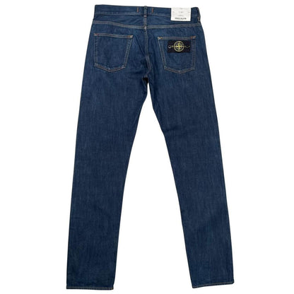 Stone Island AW 2018 Navy Blue RE-T Fit Denim Jeans