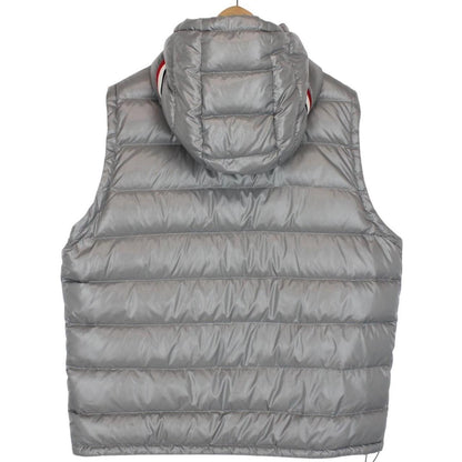 Moncler Grey Down Lanoux Hooded Gilet / Bodywarmer Jacket
