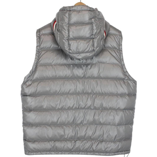 Moncler Grey Down Lanoux Hooded Gilet / Bodywarmer Jacket