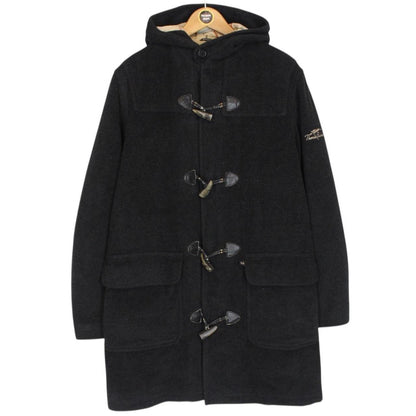 Vintage Thomas Burberry Dark Grey Wool Duffle Coat
