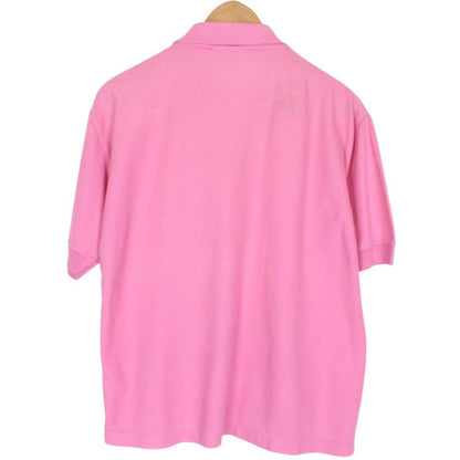 Vintage 90s Lacoste Pink Short Sleeve Cotton Polo Shirt