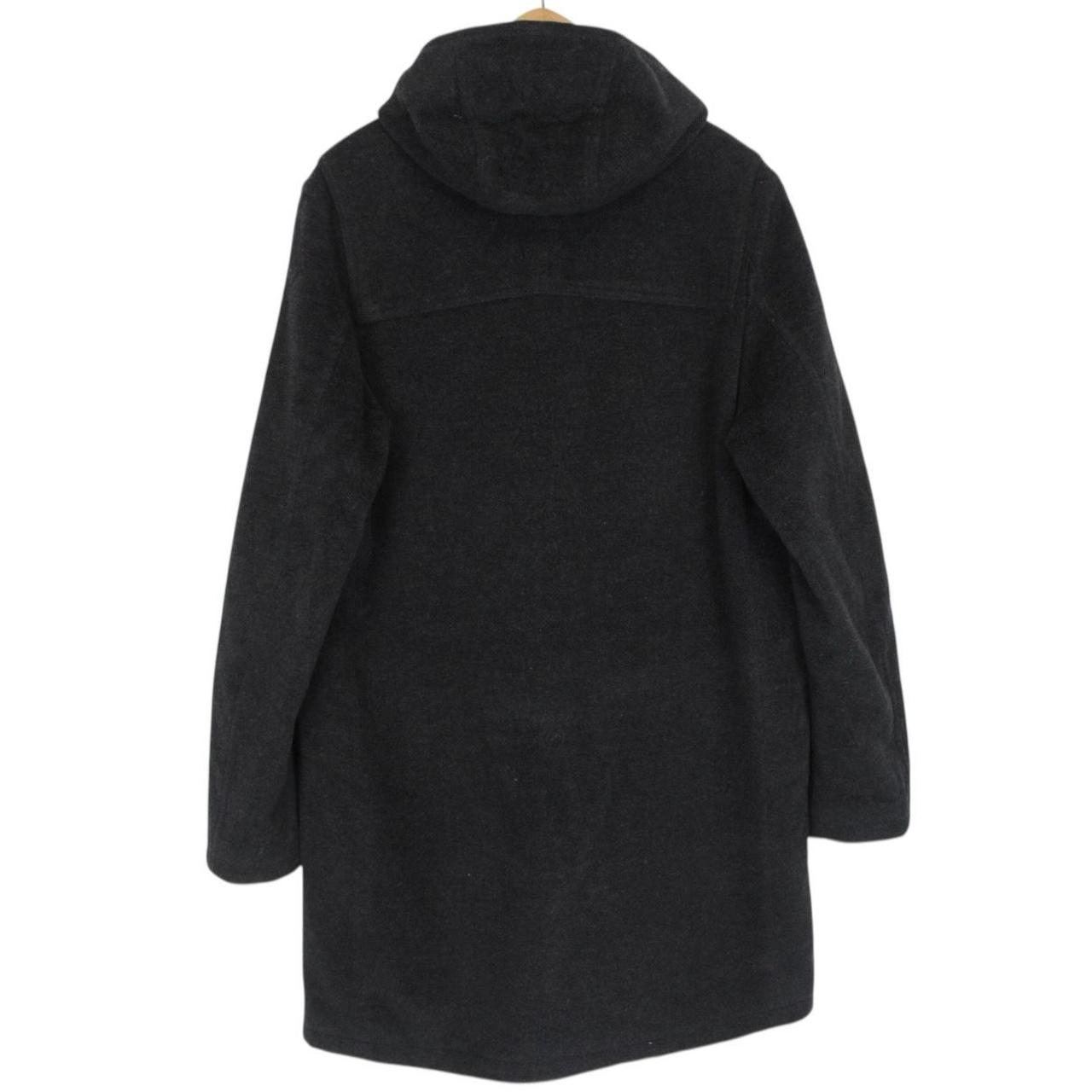 Vintage Thomas Burberry Dark Grey Wool Duffle Coat