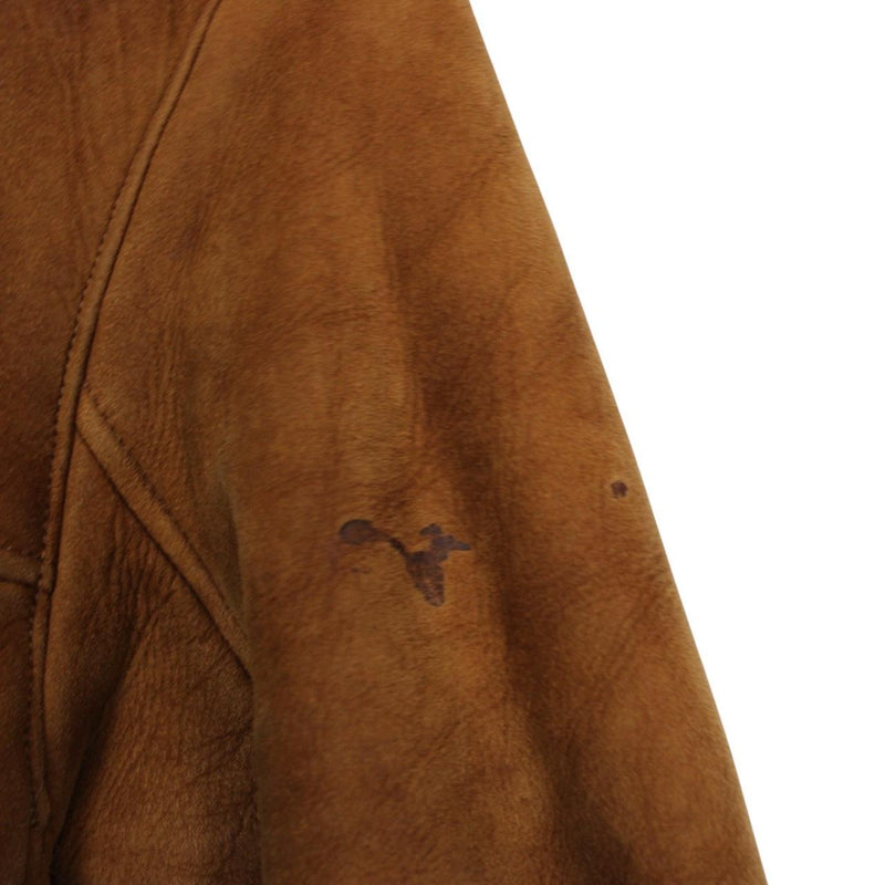 Vintage 1970s Avirex Suede Leather Shearling Pilot Coat