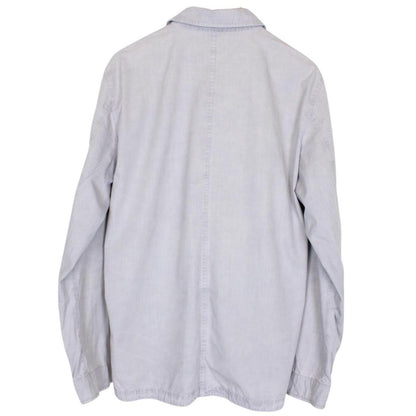 Stone Island SS 2020 Grey Full Zip Cotton Overshirt Jacket