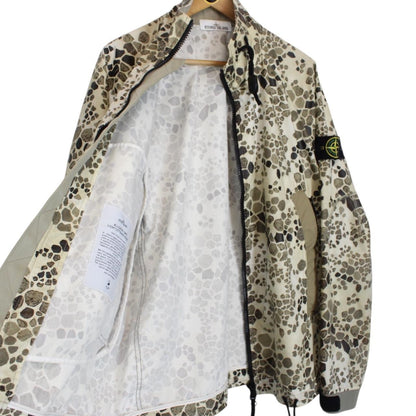 Stone Island SS 2018 Alligator Camo Full Zip Cotton/Nylon Jacket