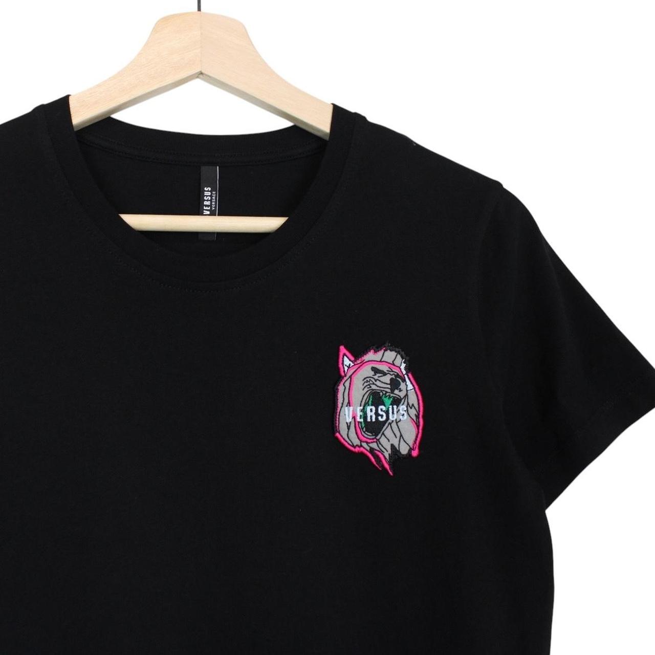 Versus Versace Black Short Sleeve Cotton T-Shirt