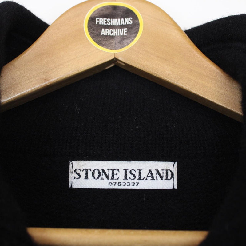 Vintage Stone Island AW 2006 Black Wool Knit Jumper