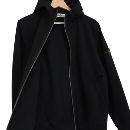 Stone Island Junior SS 2020 Black Full Zip Soft Shell Jacket