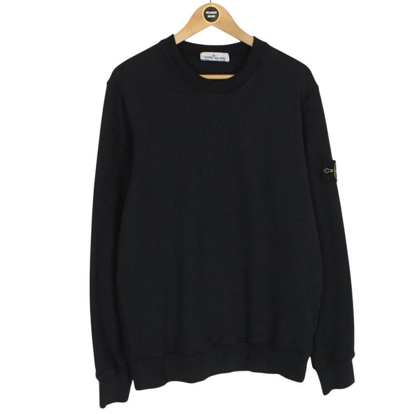 Stone Island AW 2021 Black Cotton Sweatshirt Jumper