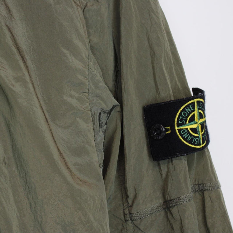 Stone Island AW 2018 Green Full Zip Nylon Metal Overshirt Jacket