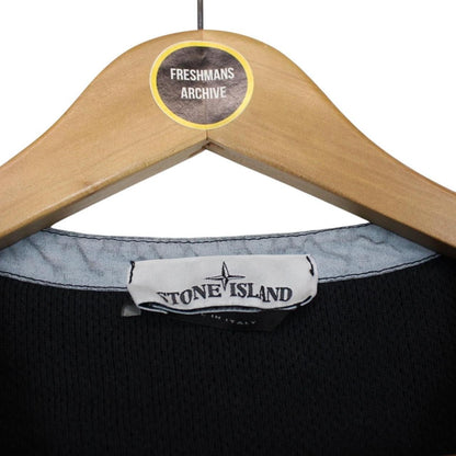 Stone Island SS 2019 Felpa Placcata Blue Multi Pocket Cotton Vest