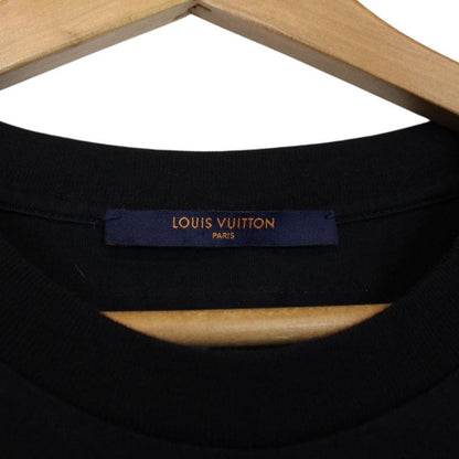 Louis Vuitton LV Concert Print Black and White Short Sleeve Cotton T-Shirt