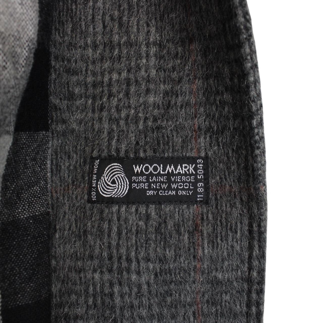 Vintage 90s Yves Saint Laurent Grey Virgin Wool Overcoat