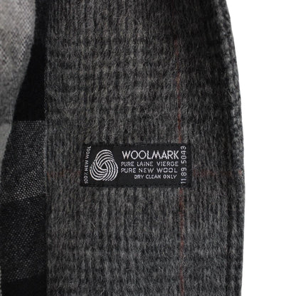 Vintage 90s Yves Saint Laurent Grey Virgin Wool Overcoat