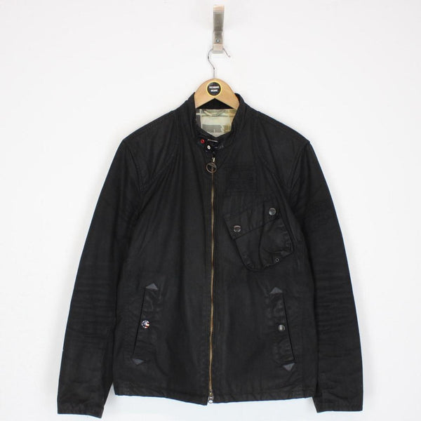 Barbour International Steve McQueen Black Wax Jacket