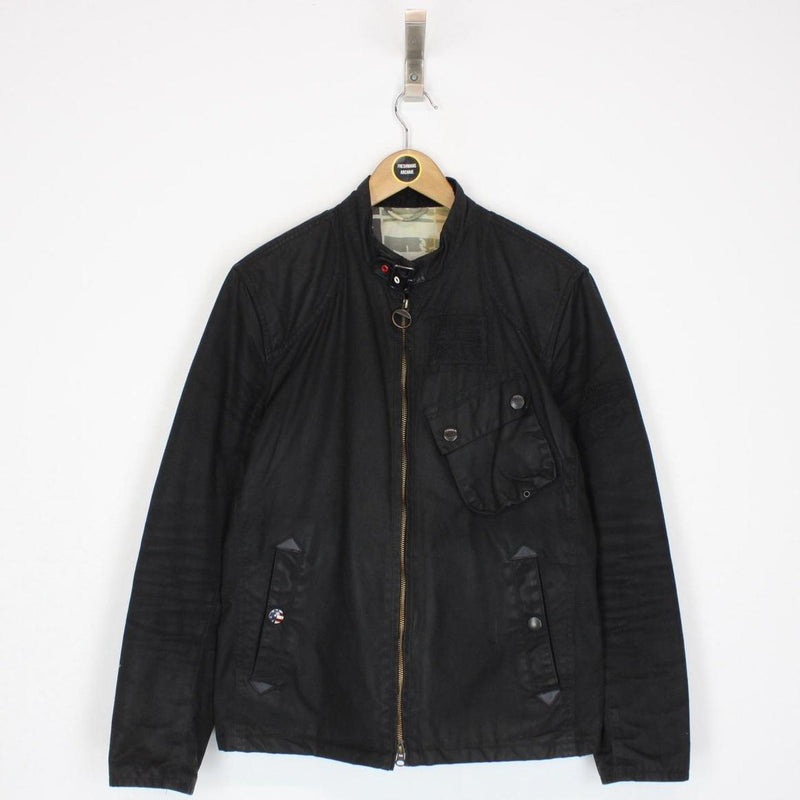 Barbour International Steve McQueen Black Wax Jacket