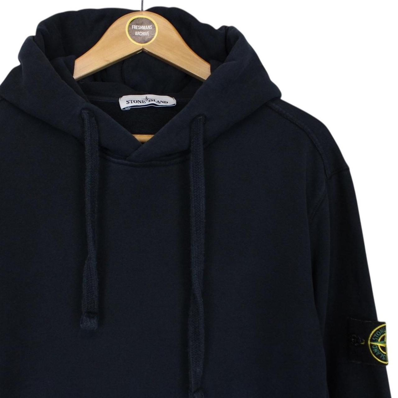 Stone Island AW 2017 Navy Blue Cotton Hoodie Jumper