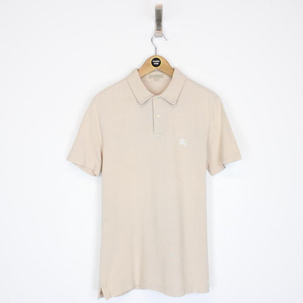 Burberry Brit Beige Short Sleeve Cotton Polo Shirt