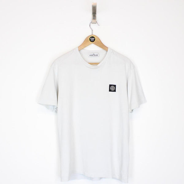 Stone Island AW 2018 Off White Short Sleeve Compass T-Shirt