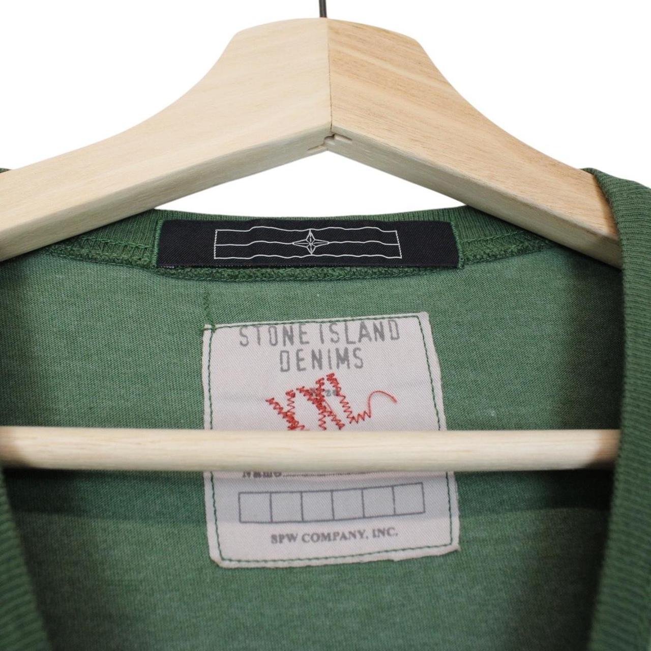 Stone Island Denims SS 2008 Green Short Sleeve Cotton T-Shirt